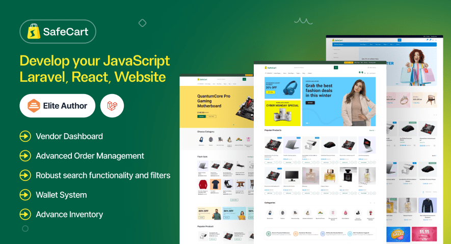 تطوير موقع جميل باستخدام JavaScript.